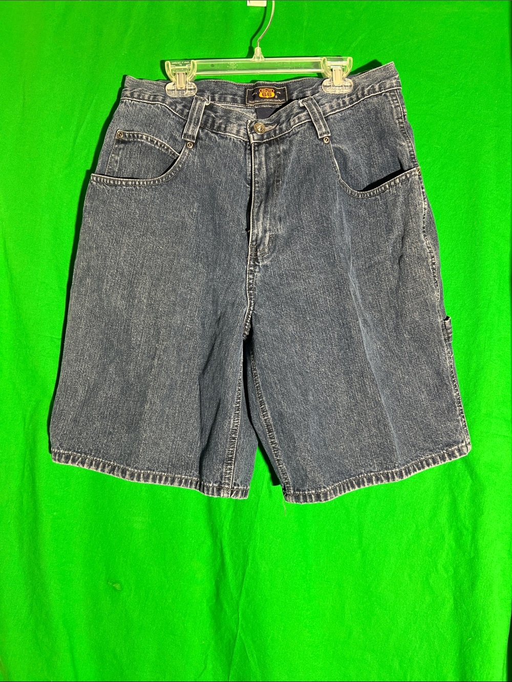 Route 66 Men's Dark Blue Carpenter Denim Shorts